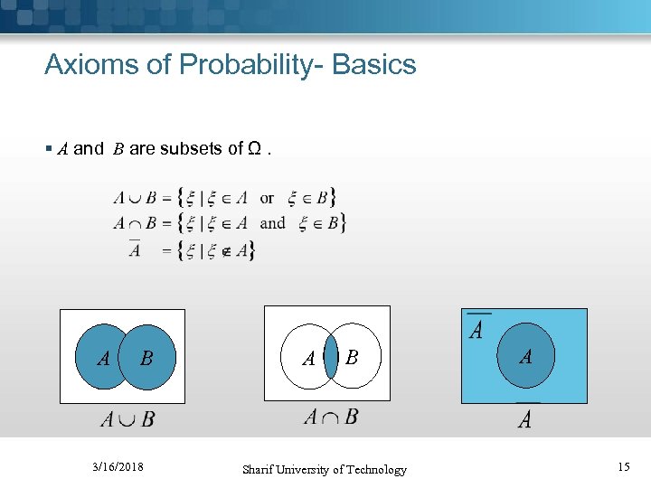 PROBABILITY AND STATISTICS FOR ENGINEERING Hossein Sameti Sharif