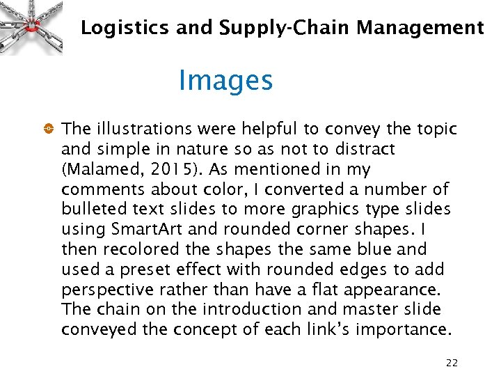 Logistics and Supply-Chain Management Images The illustrations were helpful to convey the topic and