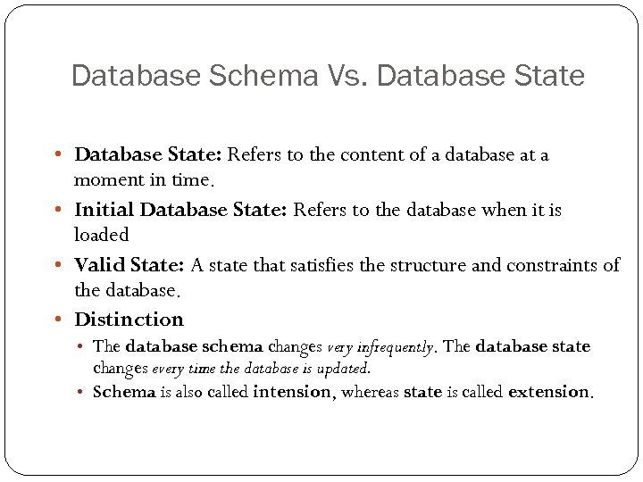 Fundamentals Of Database Concepts Lecture 2 Modeling Data