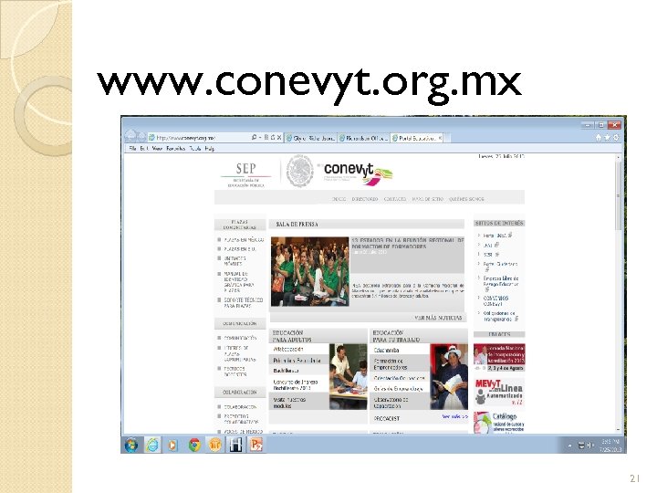 www. conevyt. org. mx 21 