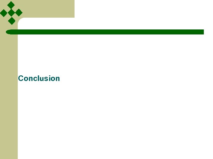 Conclusion 