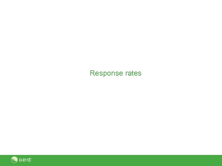 Response rates 