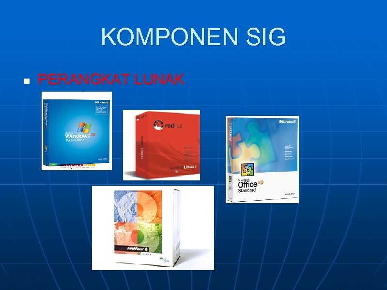 KOMPONEN SIG n PERANGKAT LUNAK 