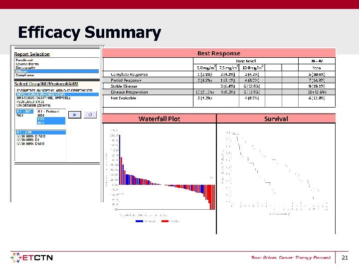 Efficacy Summary 21 
