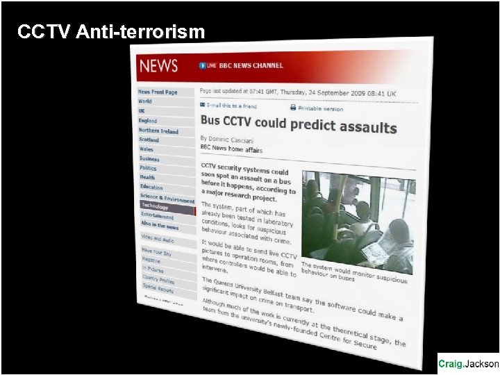 CCTV Anti-terrorism 