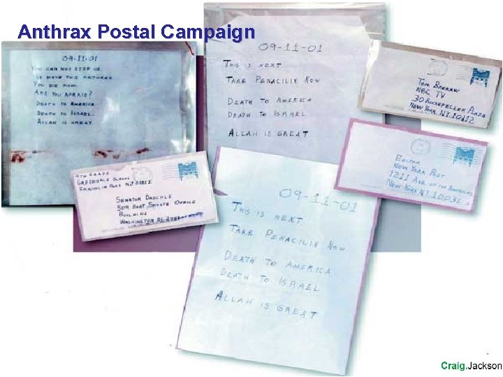 Anthrax Postal Campaign 