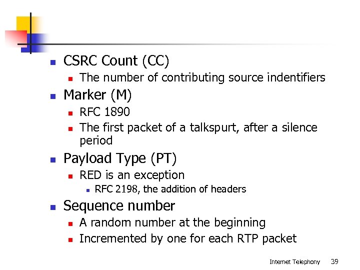 n CSRC Count (CC) n n Marker (M) n n n The number of