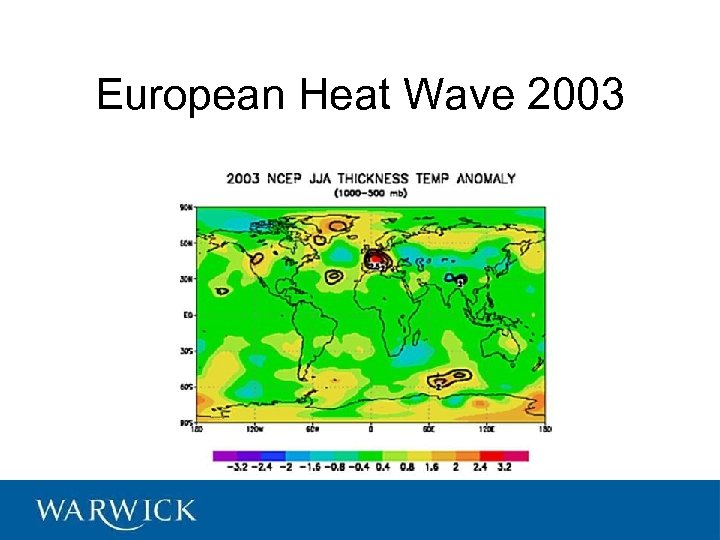 European Heat Wave 2003 