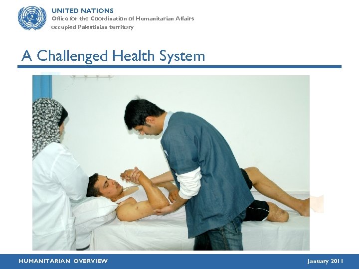 UNITED NATIONS Office for the Coordination of Humanitarian Affairs occupied Palestinian territory A Challenged