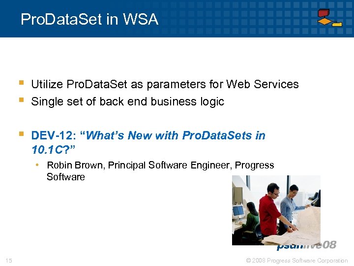 Pro. Data. Set in WSA § § Utilize Pro. Data. Set as parameters for