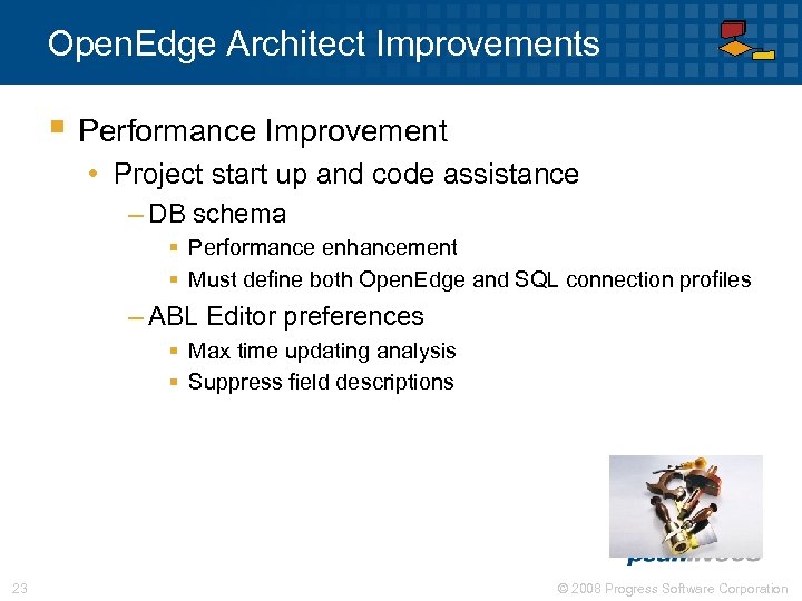 Open. Edge Architect Improvements § Performance Improvement • Project start up and code assistance