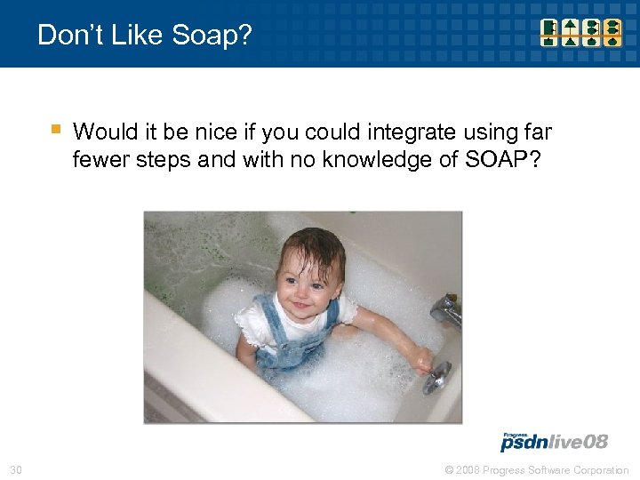Don’t Like Soap? § 30 Would it be nice if you could integrate using