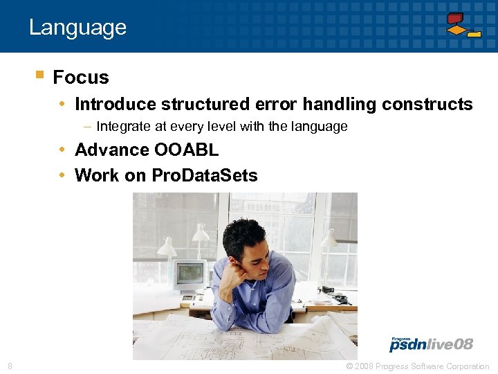 Language § Focus • Introduce structured error handling constructs – Integrate at every level