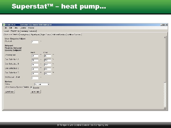 Superstat™ – heat pump… 