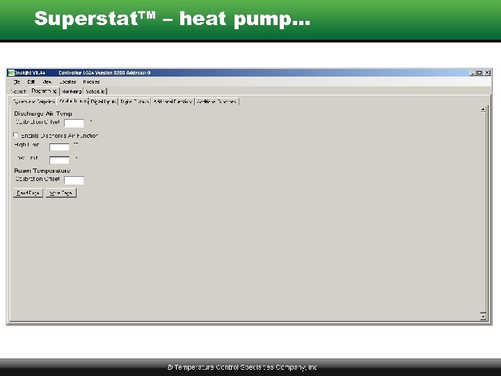 Superstat™ – heat pump… 