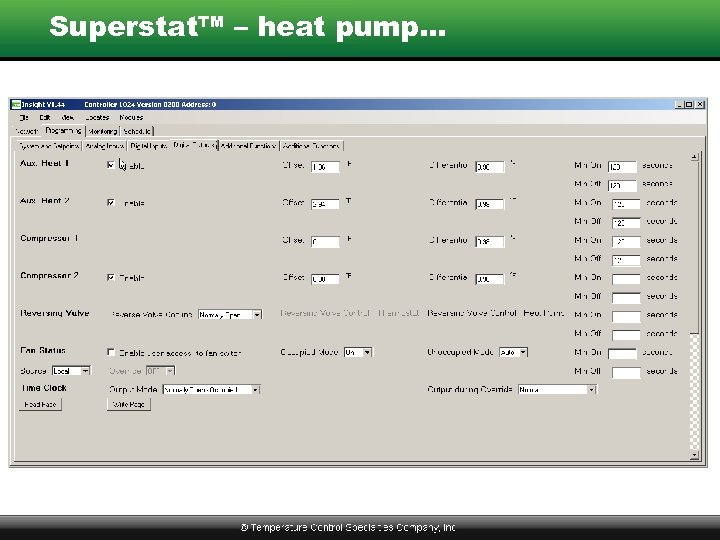 Superstat™ – heat pump… 