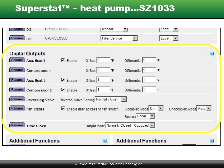 Superstat™ – heat pump…SZ 1033 
