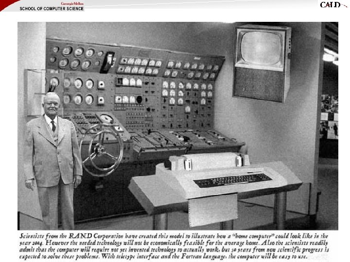 In 1954, Popular Mechanics showed its readers what a home computer might look like