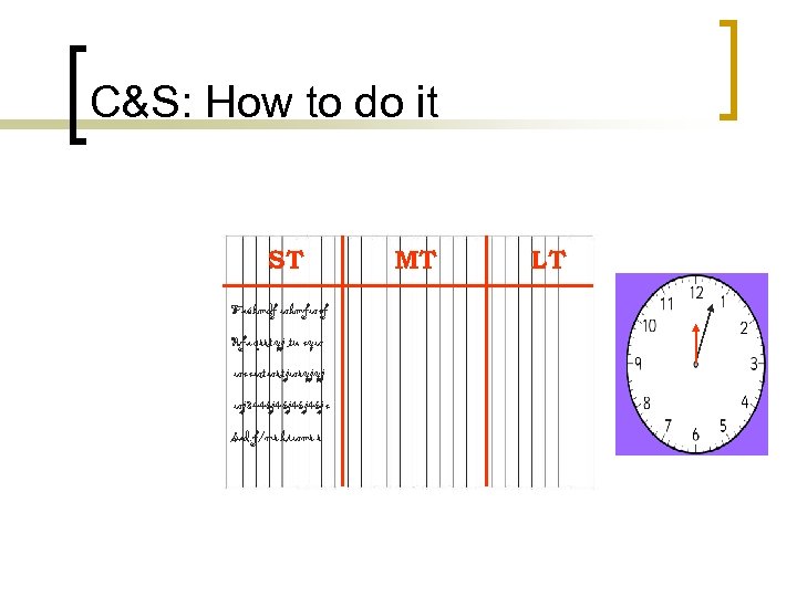 C&S: How to do it ST Faskmdf wkmfwef Rfa qrrtyj tu eyw weewtwrtjwryjyj wj