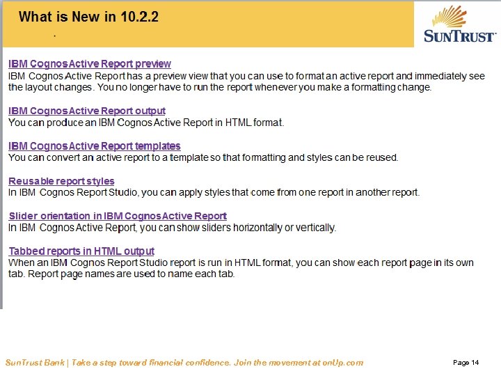 Sun. Trust Bank | Take a step toward financial confidence. Join the movement at