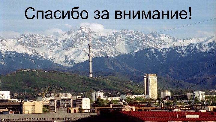 Спасибо за внимание! 