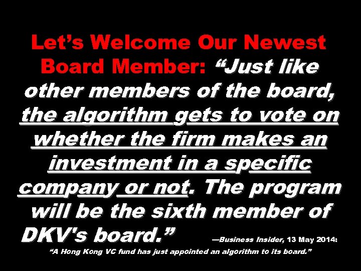 Let’s Welcome Our Newest Board Member: “Just like other members of the board, the