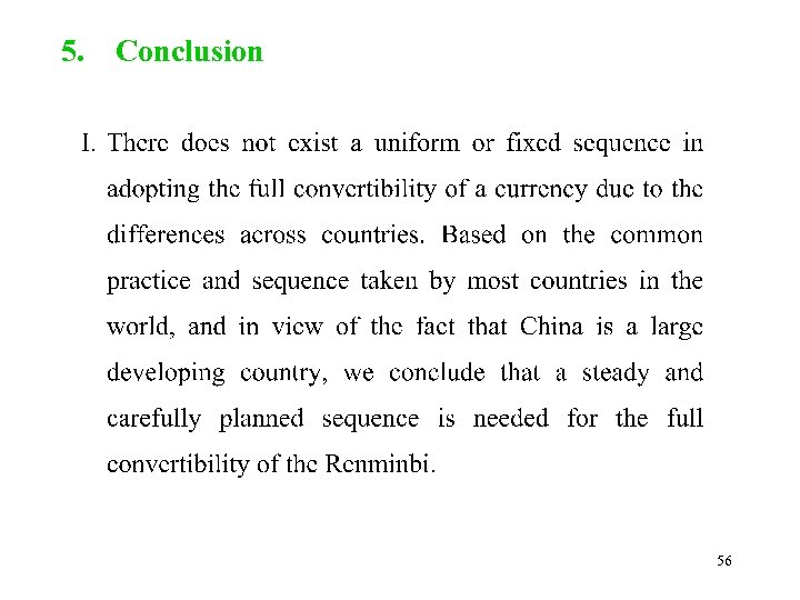 5. Conclusion 56 