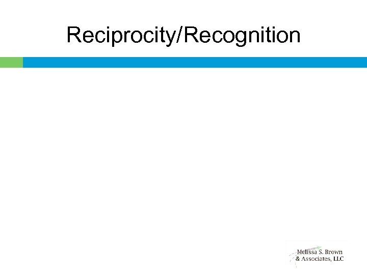 Reciprocity/Recognition 