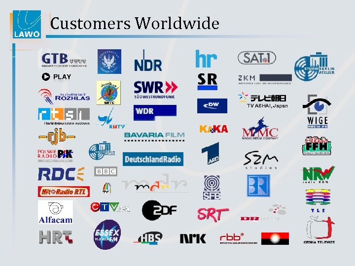 Customers Worldwide TV ASHAI, Japan 