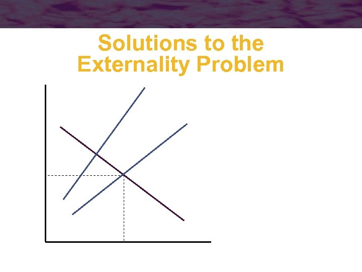 Solutions to the Externality Problem 