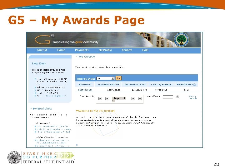 G 5 – My Awards Page 28 