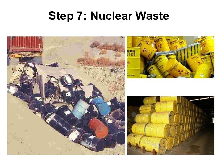 Step 7: Nuclear Waste 