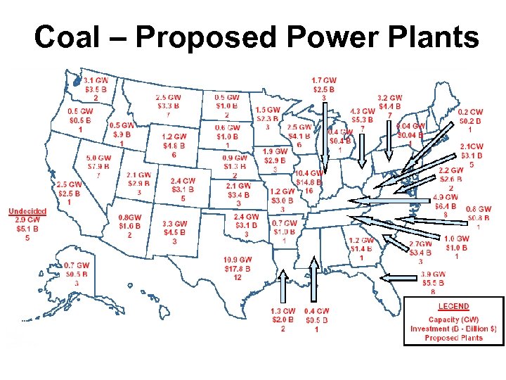 Coal – Proposed Power Plants 