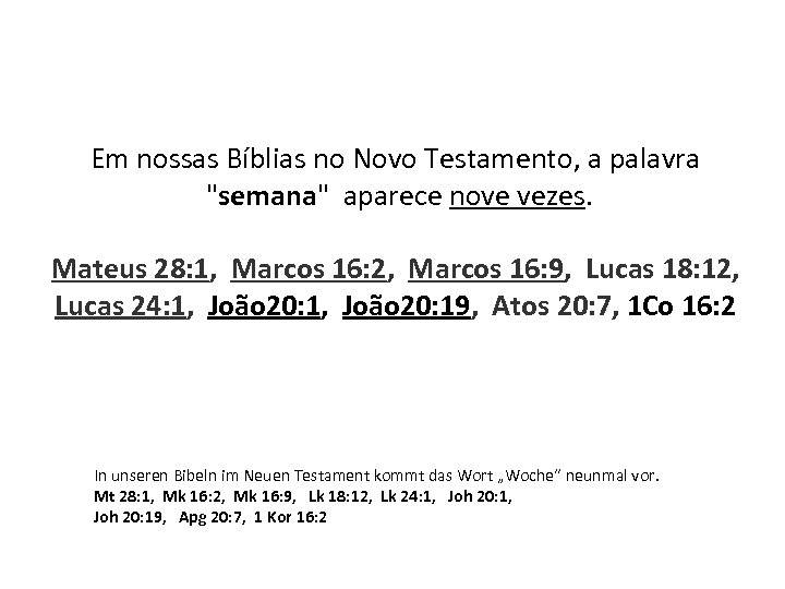 Em nossas Bíblias no Novo Testamento, a palavra 