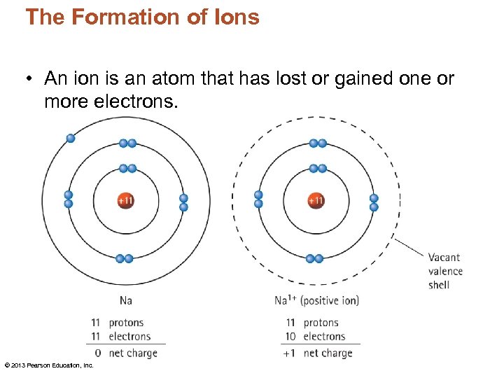 The Formation of Ions An ion is