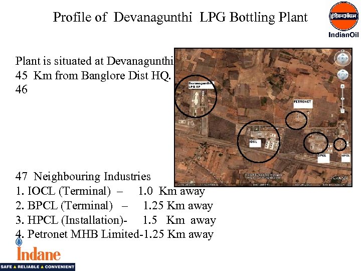 Profile of Devanagunthi LPG Bottling Plant is situated at Devanagunthi. 45 Km from Banglore