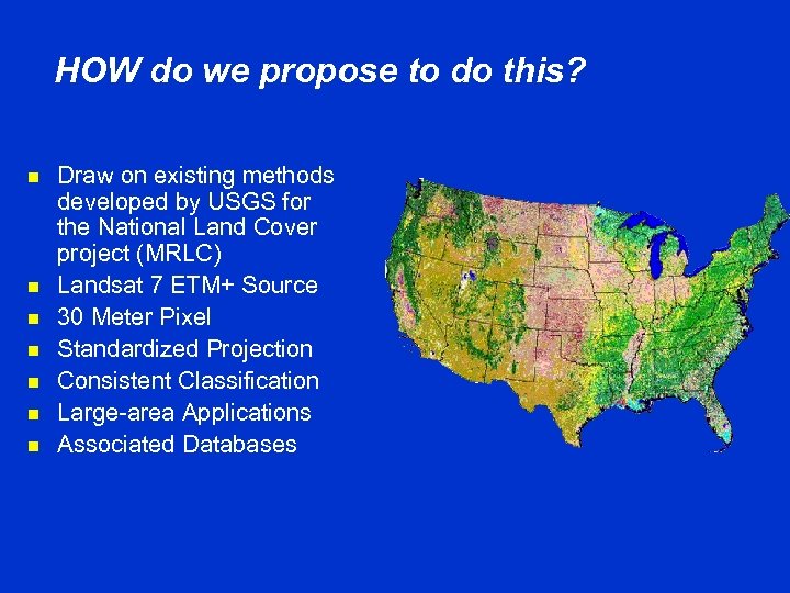 HOW do we propose to do this? n n n n Draw on existing