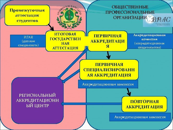 ОБЩЕСТВЕННЫЕ ПРОФЕССИОНАЛЬНЫЕ ОРГАНИЗАЦИИ Промежуточная аттестация студентов ИГАК (диплом специалиста) ИТОГОВАЯ ГОСУДАРСТВЕН НАЯ АТТЕСТАЦИЯ ПЕРВИЧНАЯ