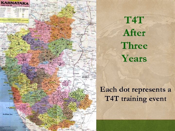 T 4 T After Three Years Each dot represents a T 4 T training