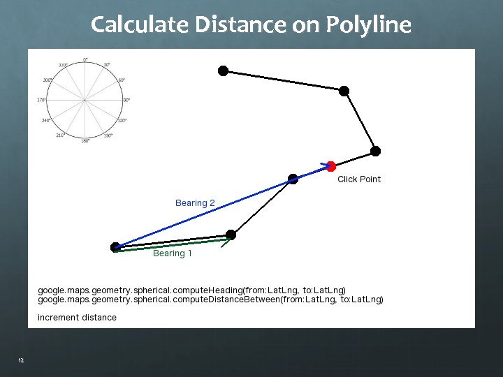 Calculate Distance on Polyline 12 