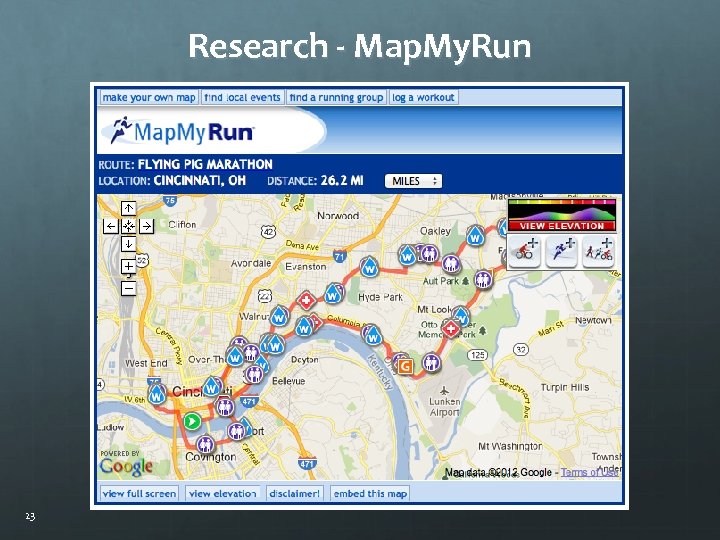 Research - Map. My. Run 23 