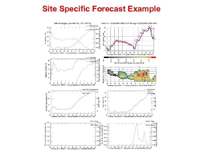 Site Specific Forecast Example 