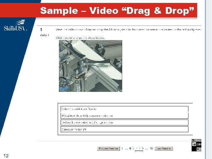 Sample – Video “Drag & Drop” 12 
