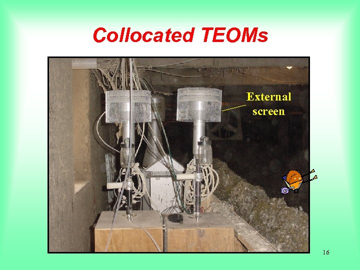 Collocated TEOMs External screen 16 