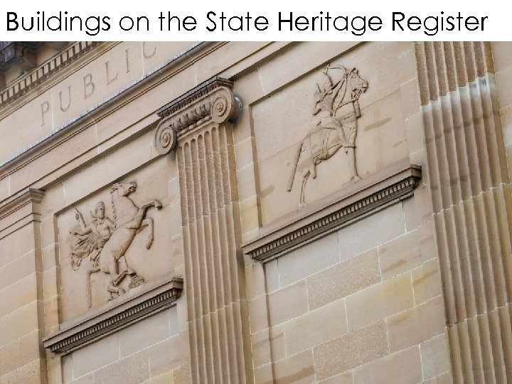 Buildings on the State Heritage Register 