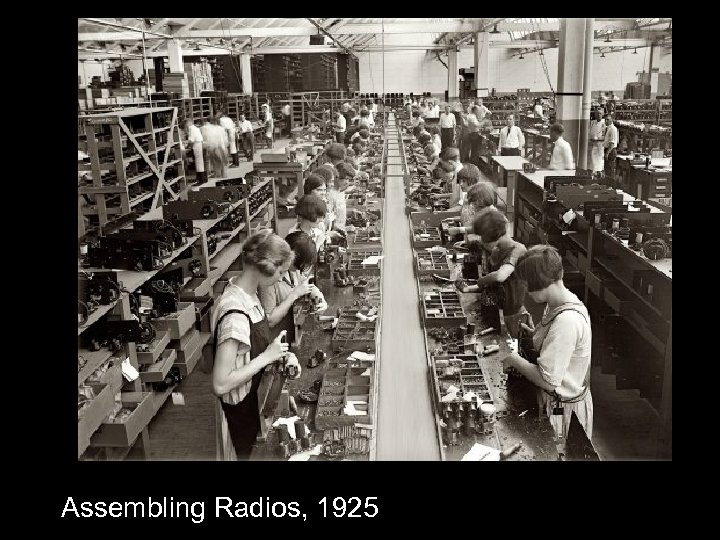 Assembling Radios, 1925 