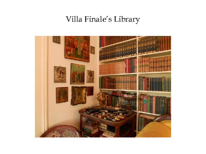 Villa Finale’s Library 