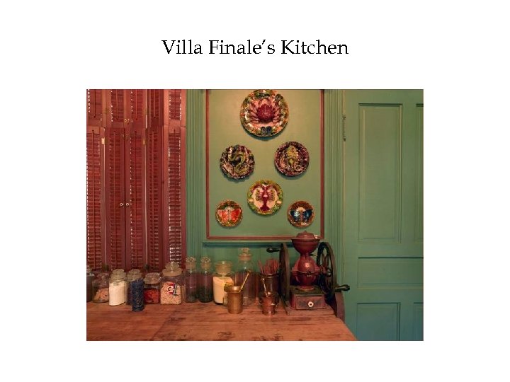 Villa Finale’s Kitchen 