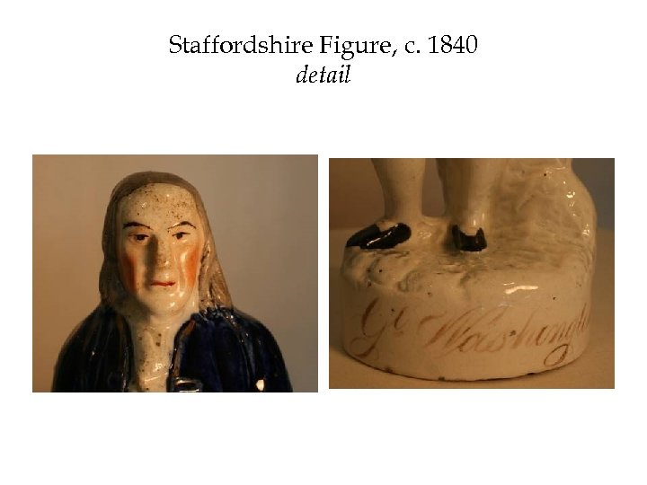Staffordshire Figure, c. 1840 detail 