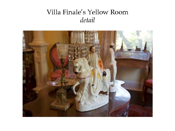 Villa Finale’s Yellow Room detail 
